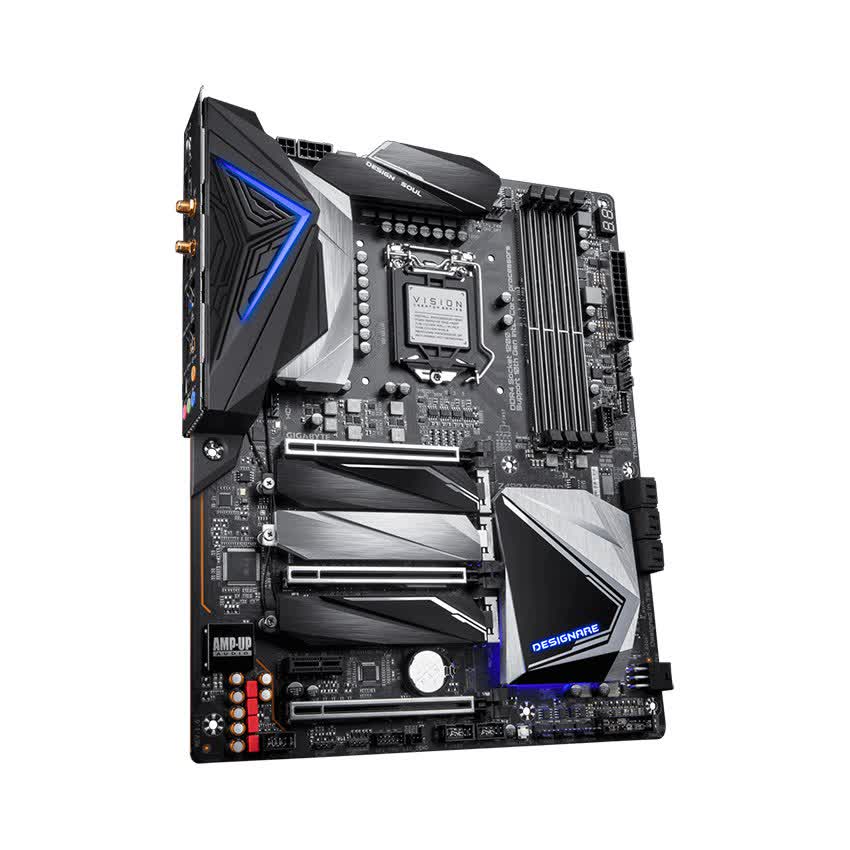 Mainboard GIGABYTE Z490 VISION D (Intel Z490, Socket 1200, ATX, 4 khe RAM DDR4)
