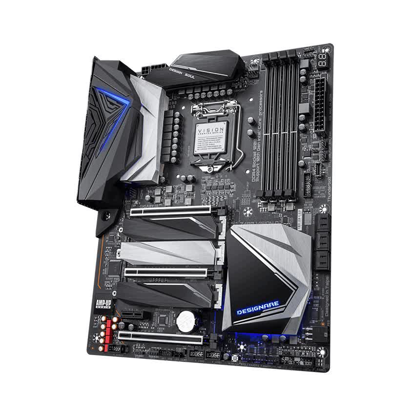 Mainboard GIGABYTE Z490 VISION D (Intel Z490, Socket 1200, ATX, 4 khe RAM DDR4)