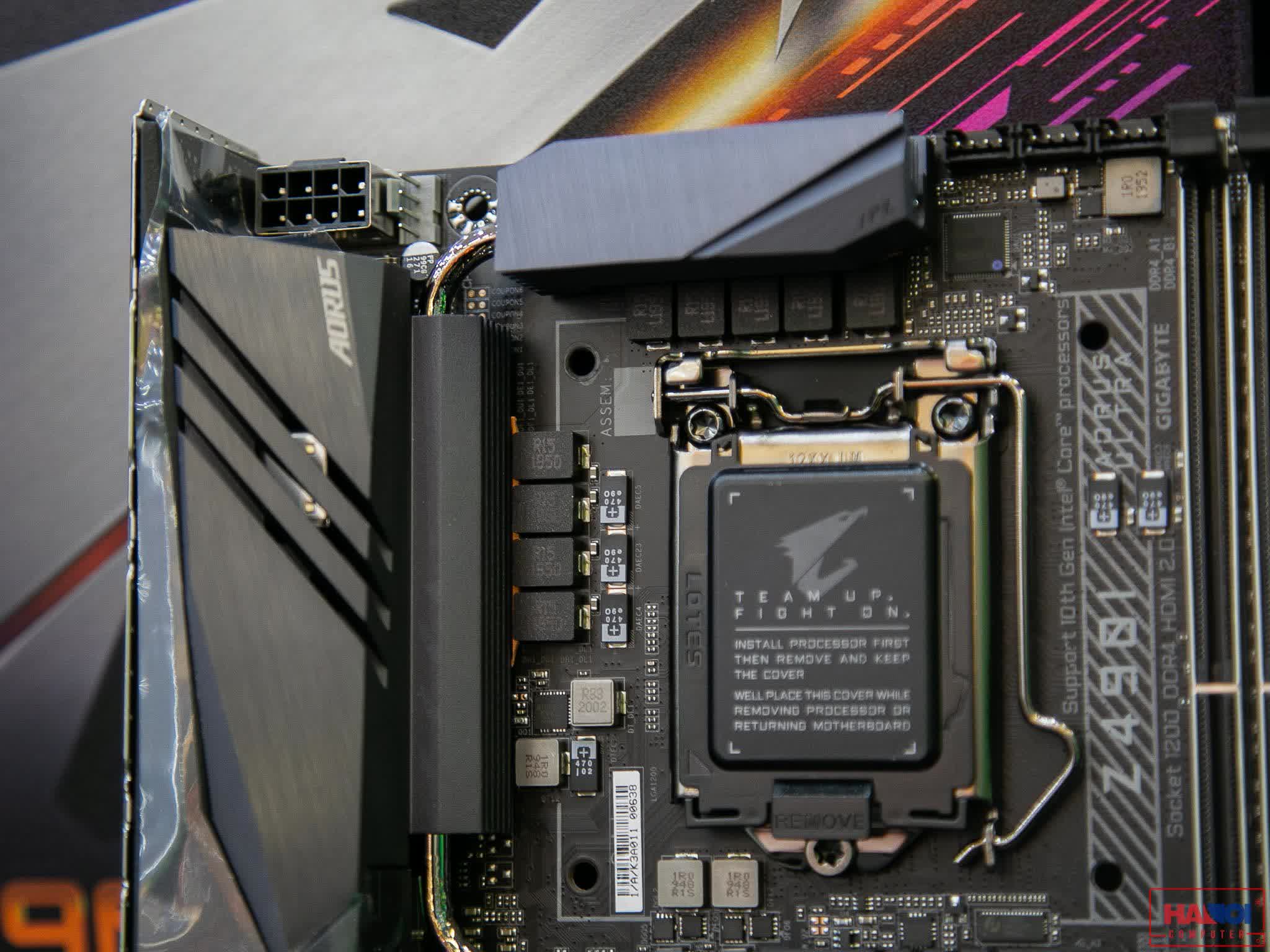 Mainboard GIGABYTE Z490i AORUS ULTRA (Intel Z490, Socket 1200, Mini ITX, 2 khe RAM DDR4)