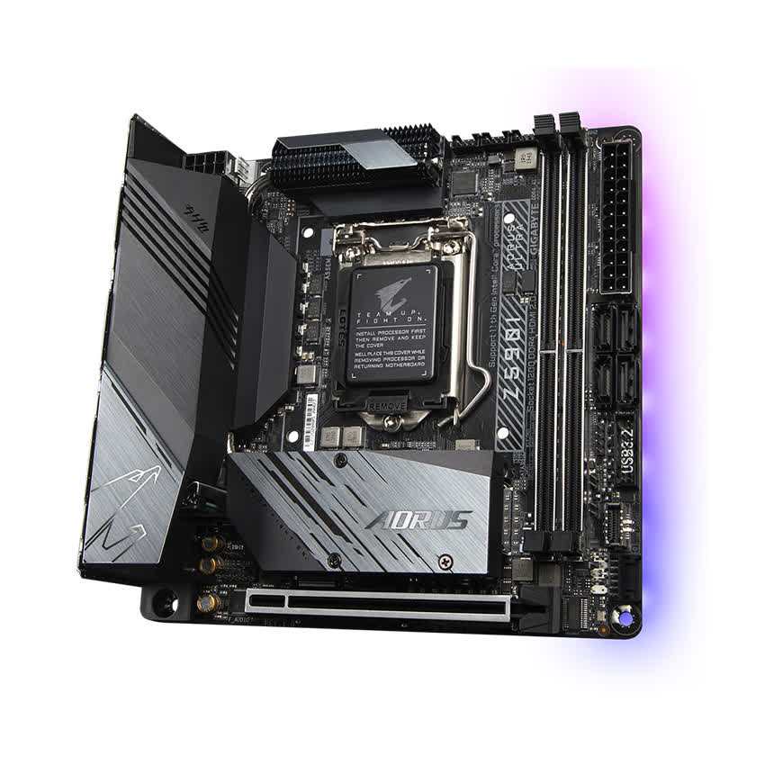 Mainboard Gigabyte Z590I AORUS ULTRA (Intel Z590, Socket 1200, Mini-ITX, 2 khe Ram DDR4)