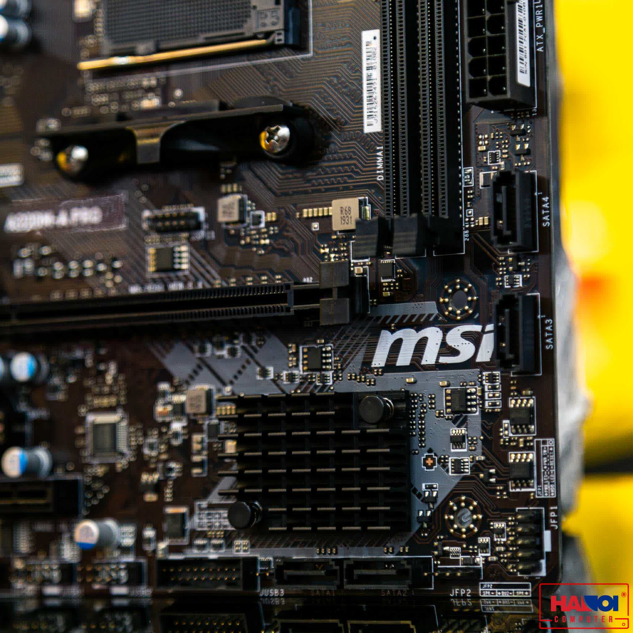 Mainboard MSI A320M-A PRO (AMD A320, Socket AM4, m-ATX, 2 khe RAM DDR4)