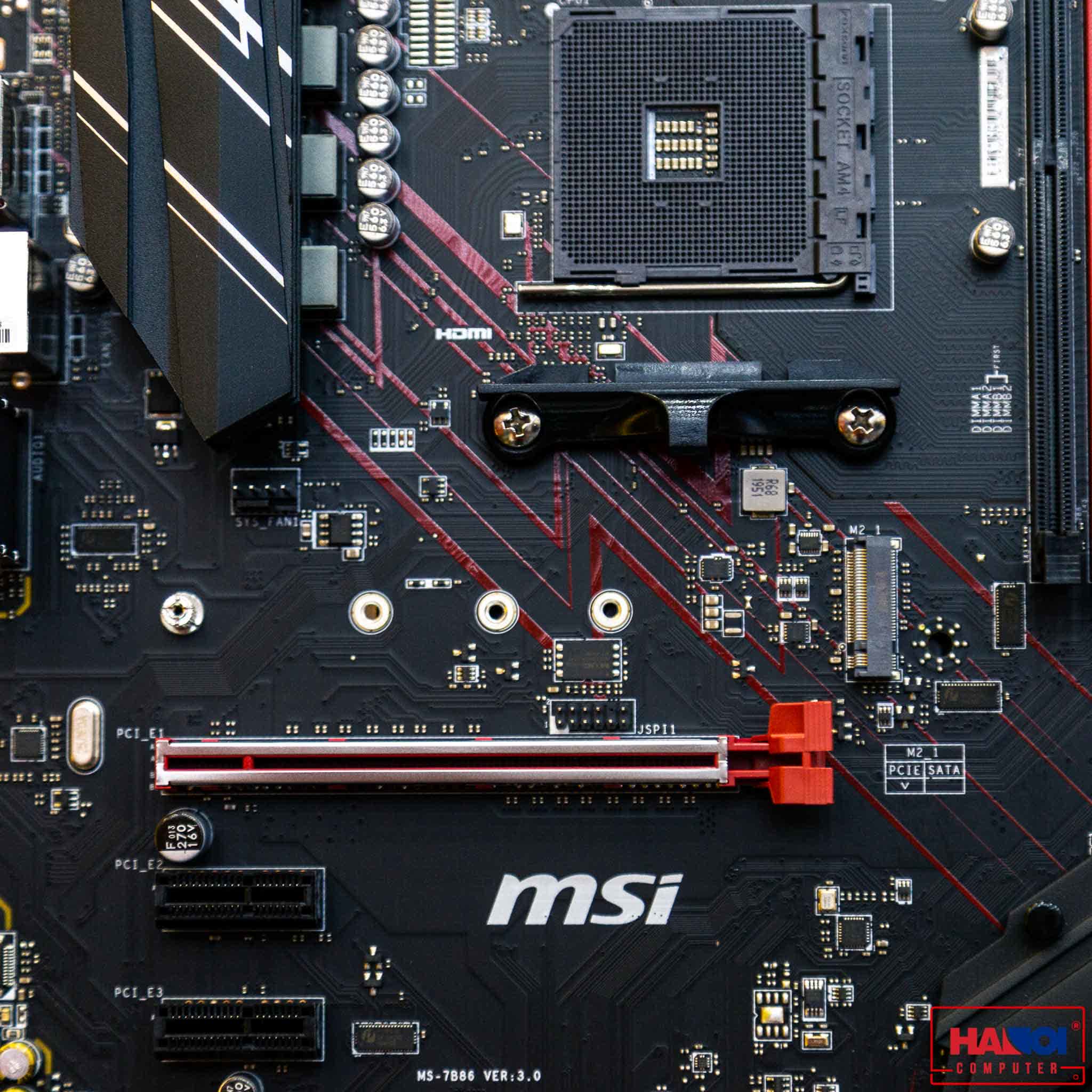 Mainboard MSI B450 GAMMING PLUS MAX (AMD B450, Socket AM4, m-ATX, 4 khe RAM DDR4)