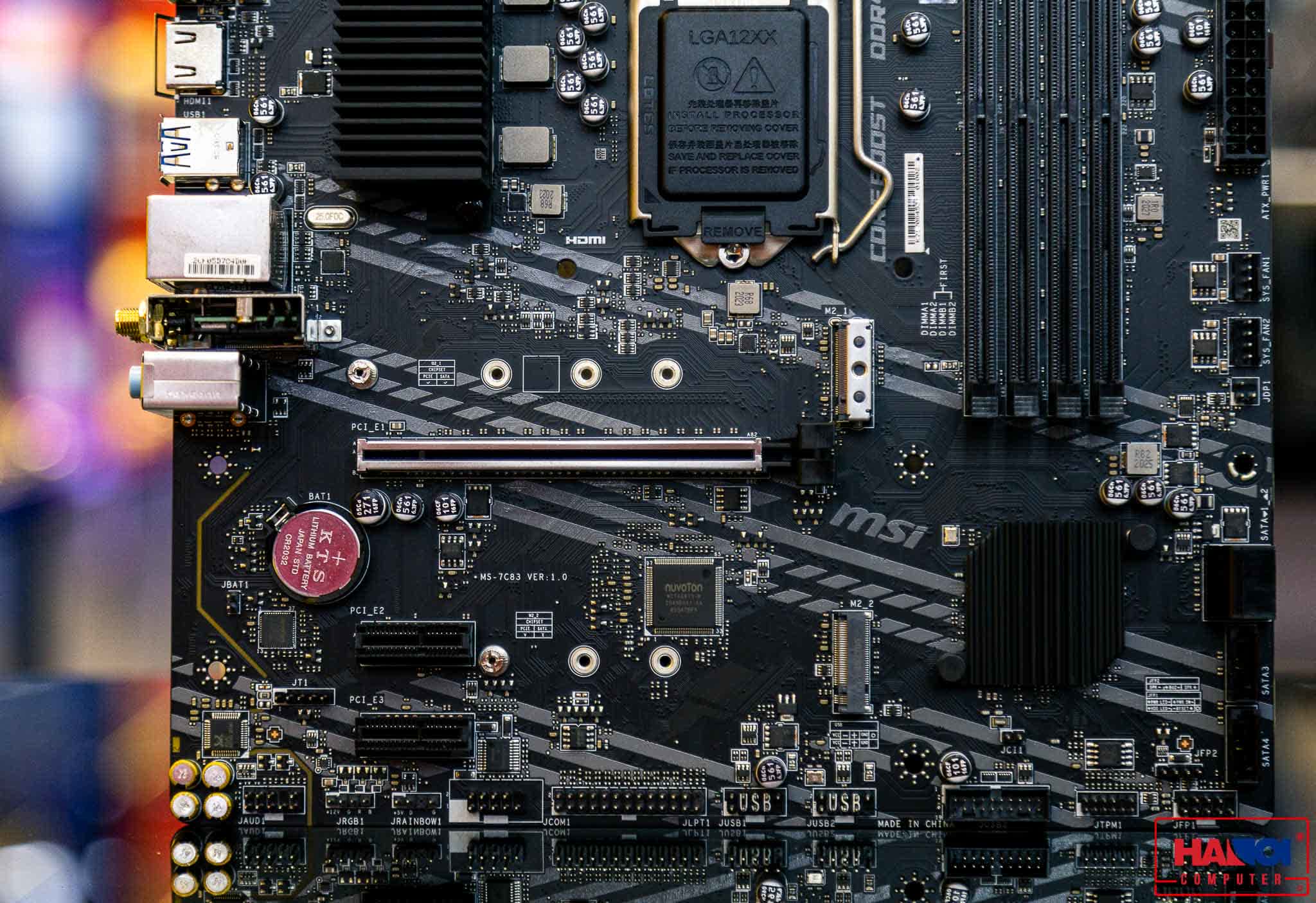 Mainboard MSI B460M PRO-VDH WIFI (Intel B460, Socket 1200, m-ATX, 4 khe RAM DDR4)