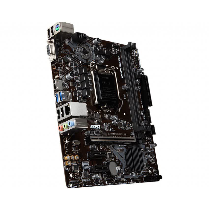 Mainboard MSI H310M PRO - VH Plus (AMD H310, Socket AM4, m-ATX, 2 khe RAM DDR4)