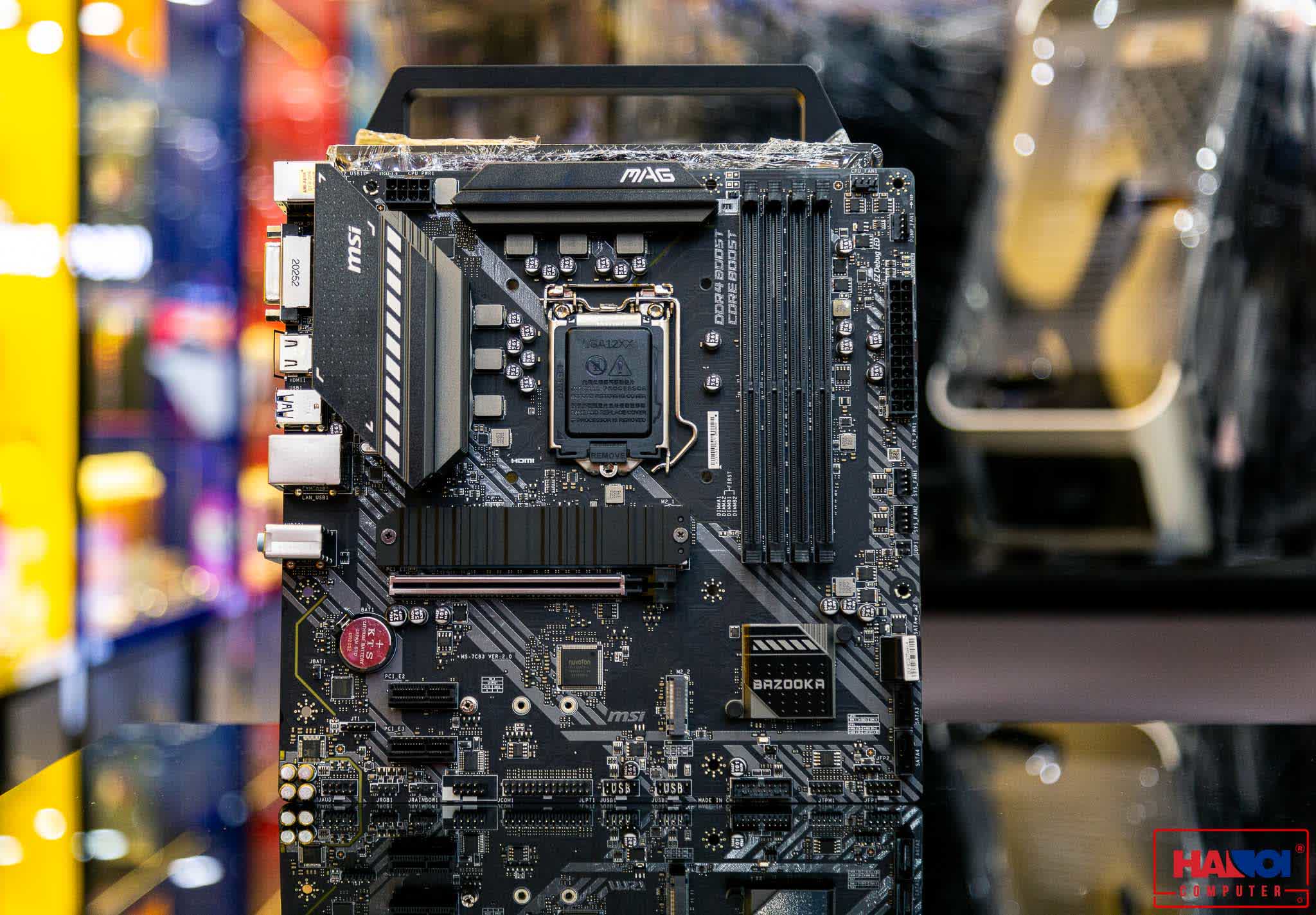 Mainboard MSI MAG B460M BAZOOKA (Intel B460, Socket 1200, m-ATX, 4 khe RAM DDR4)