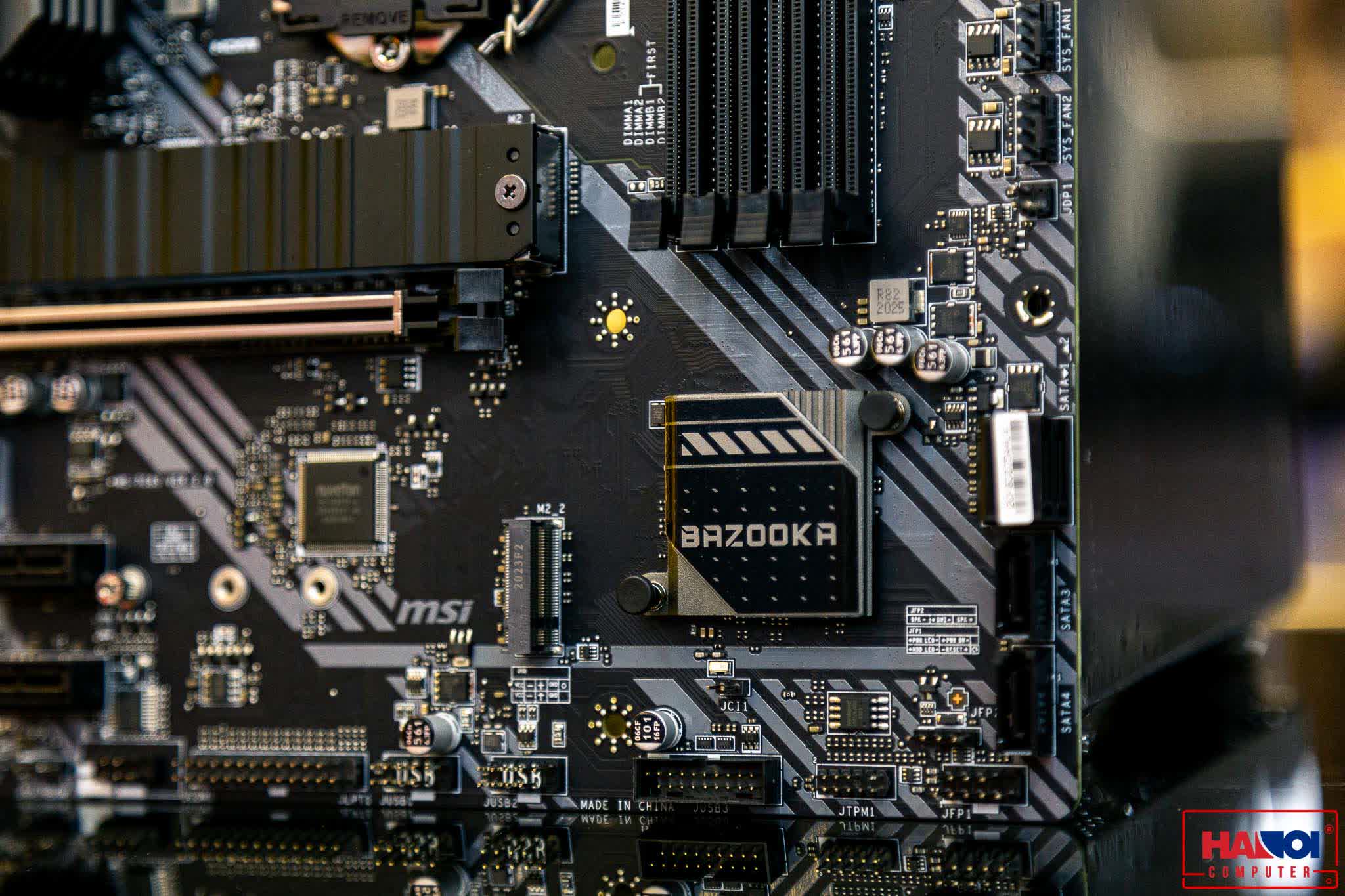 Mainboard MSI MAG B460M BAZOOKA (Intel B460, Socket 1200, m-ATX, 4 khe RAM DDR4)