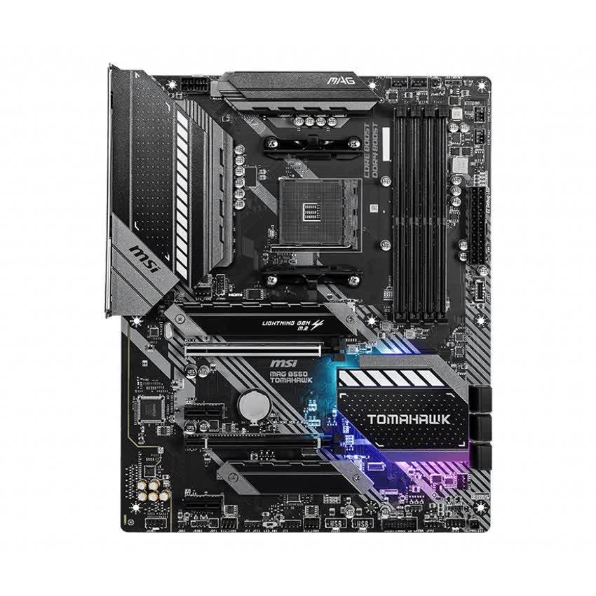 Mainboard MSI MAG B550 TOMAHAWK (AMD B550, Socket AM4, ATX, 4 khe RAM DDR4)