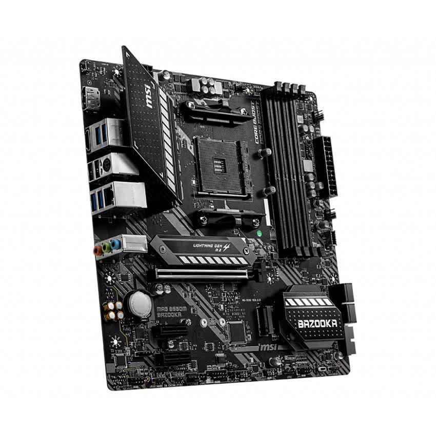 Mainboard MSI MAG B550M BAZOOKA (AMD B550 Socket AM4 m-ATX 4 khe RAM DDR4)