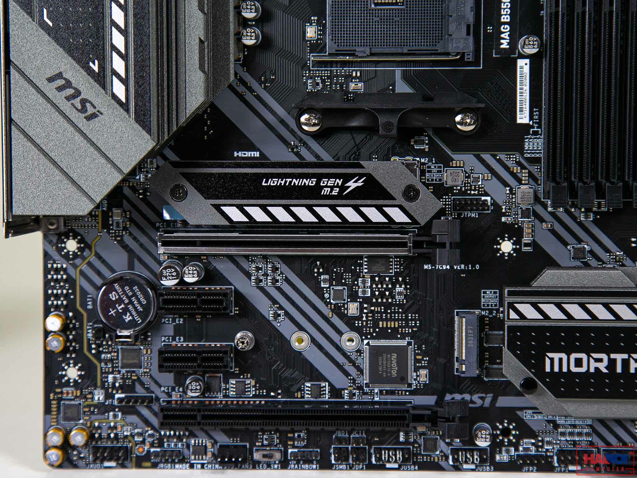 Mainboard MSI MAG B550M MORTAR (AMD B550, Socket AM4, m-ATX, 4 khe RAM DDR4)