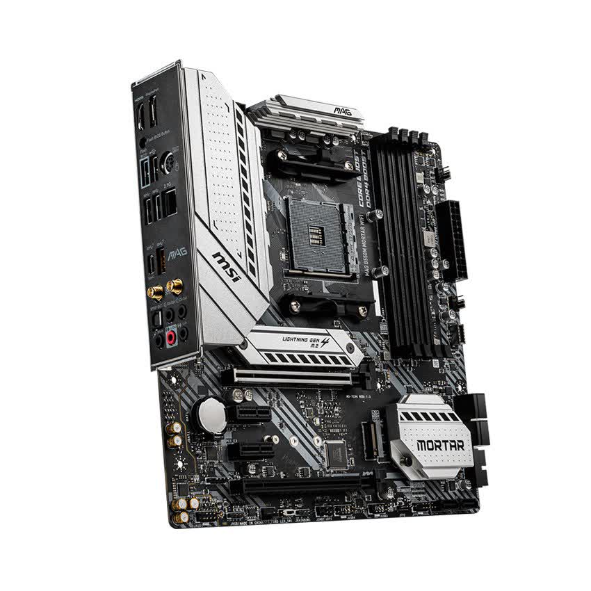 Mainboard MSI MAG B550M MORTAR WIFI (AMD B550, Socket AM4, m-ATX, 4 khe RAM DDR4)