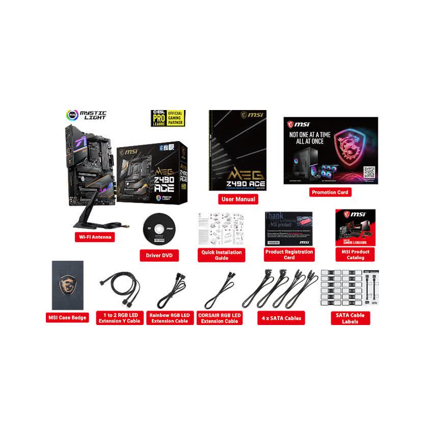 Mainboard MSI MEG Z490 ACE (Intel Z490, Socket 1200, ATX, 4 khe RAM DDR4)