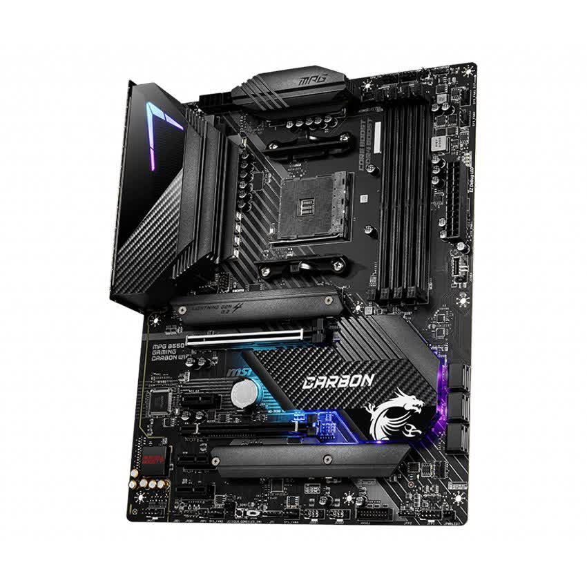 Mainboard MSI MPG B550 GAMING CARBON WIFI (AMD B550 Socket AM4 ATX 4 khe RAM DDR4)