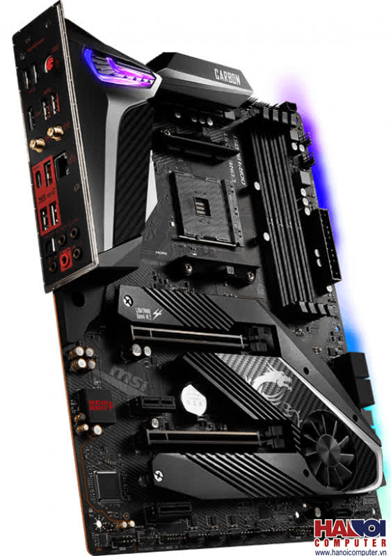 Mainboard MSI MPG X570 GAMING PRO CARBON Wi-Fi (AMD X570, Socket AM4, ATX, 4 khe RAM DDR4)