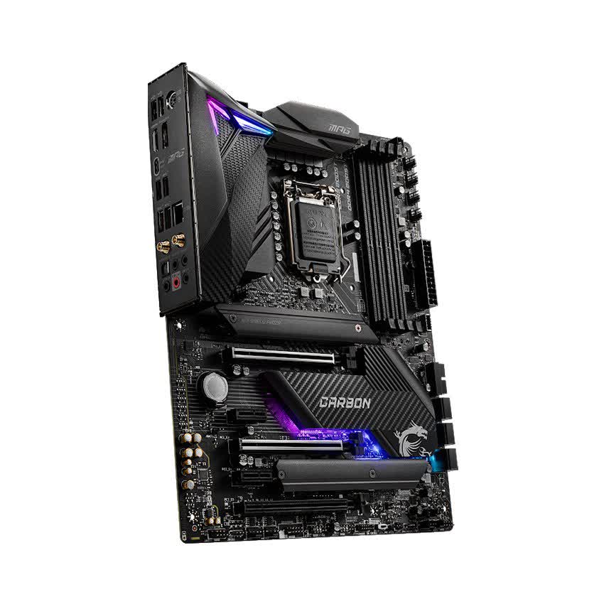 Mainboard MSI MPG Z490 GAMING CARBON WIFI (Intel Z490, Socket 1200, ATX, 4 khe RAM DDR4)