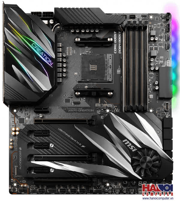 Mainboard MSI Prestige X570 CREATION (AMD X570, Socket AM4, E-ATX, 4 khe RAM DDR4)