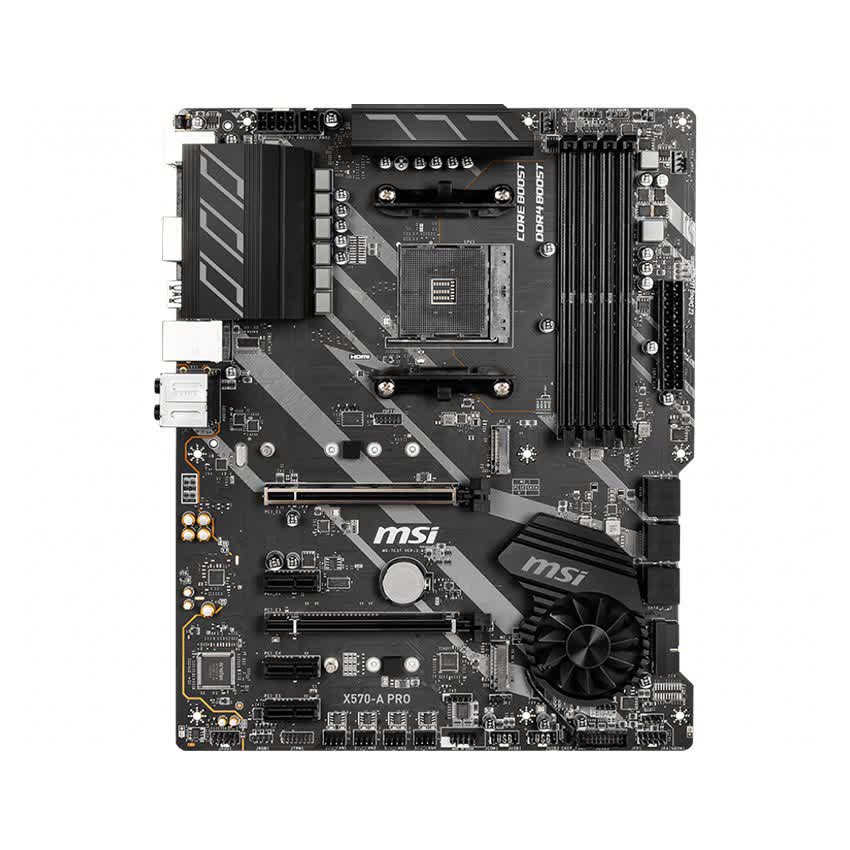 Mainboard MSI X570-A PRO (AMD X570, Socket AM4, E-ATX, 4 khe RAM DDR4)