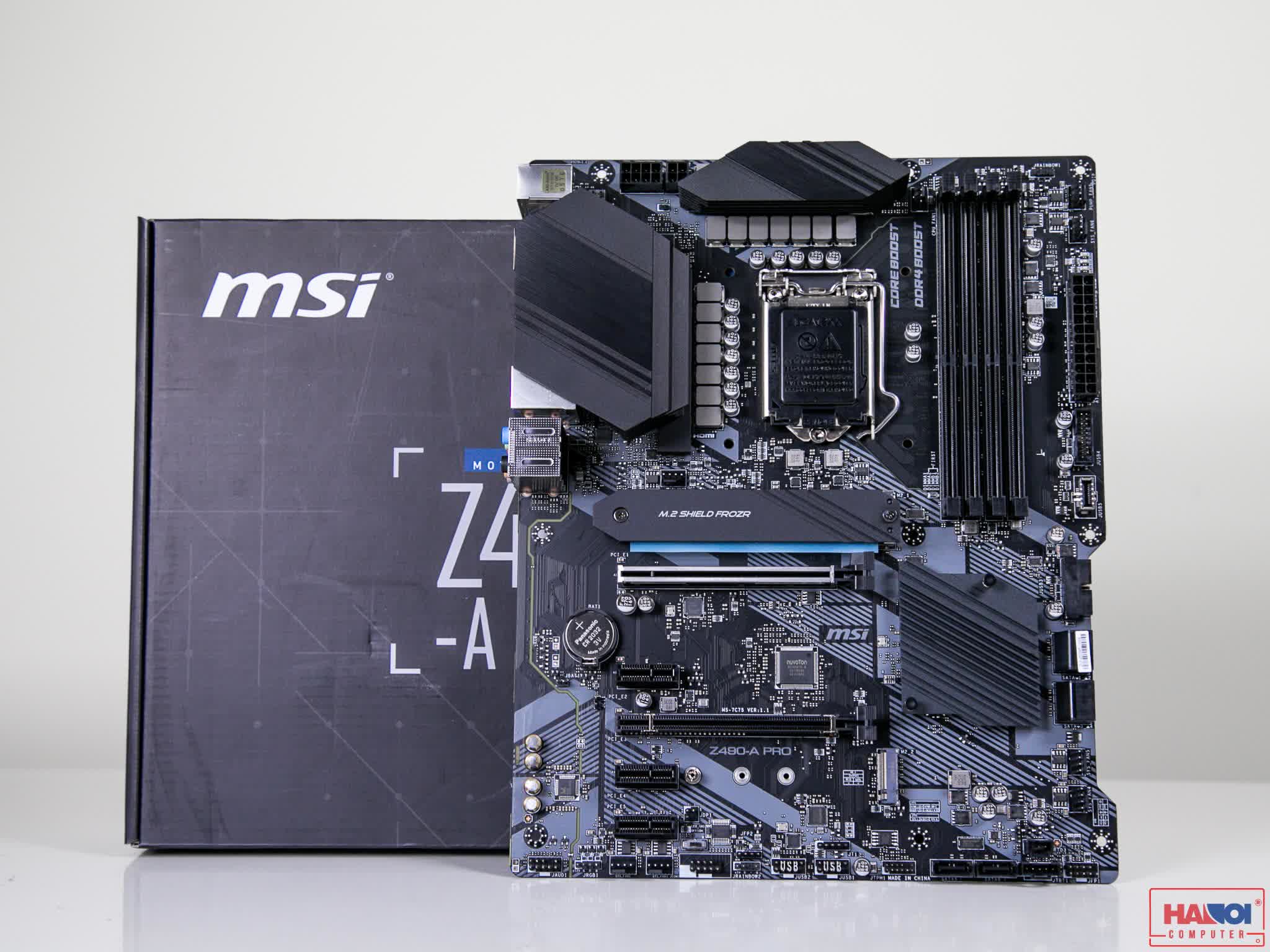 Mainboard MSI Z490-A PRO (Intel Z490, Socket 1200, ATX, 4 khe RAM DDR4)