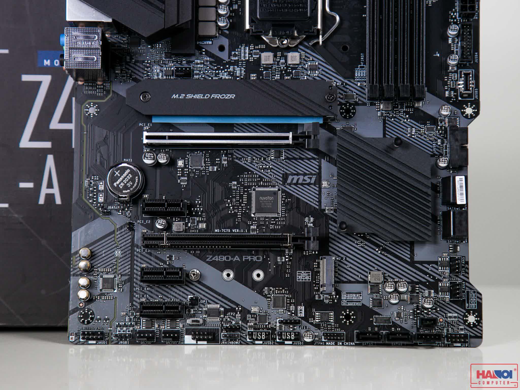 Mainboard MSI Z490-A PRO (Intel Z490, Socket 1200, ATX, 4 khe RAM DDR4)