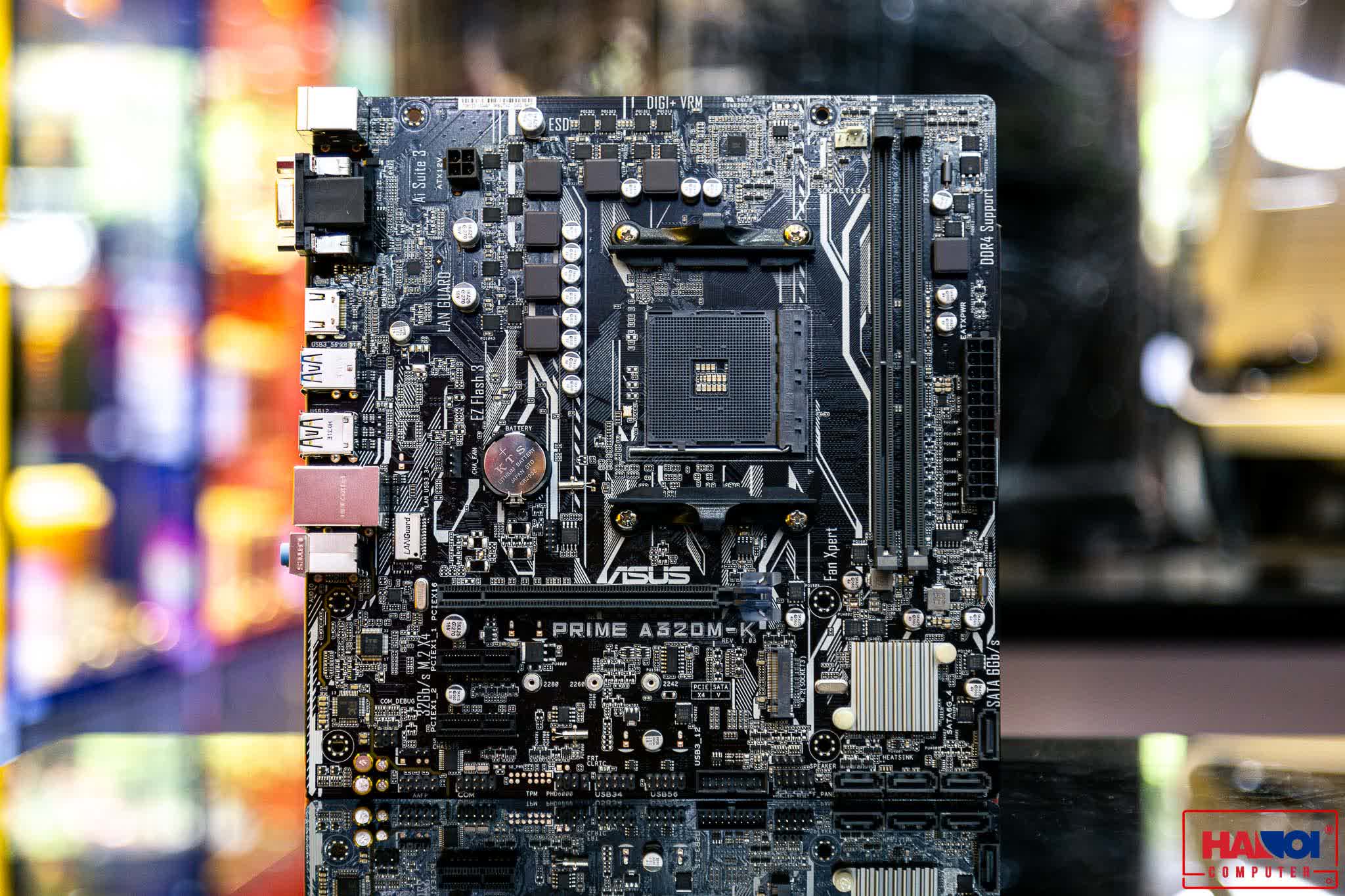 Mainboard ASUS PRIME A320M-K (AMD A320, Socket AM4, ATX, 2 khe RAM DDR4)