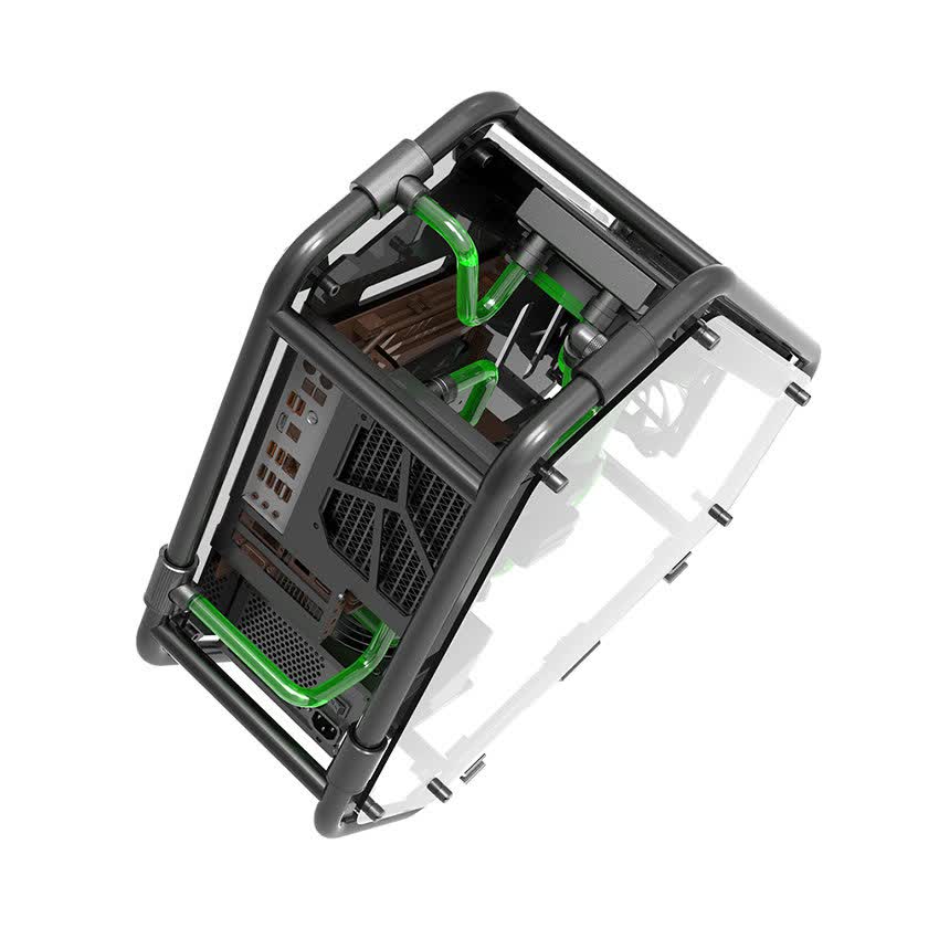 Case ID Cooling Stream 2 - Frame Tubing Aluminium Premium M-ATX