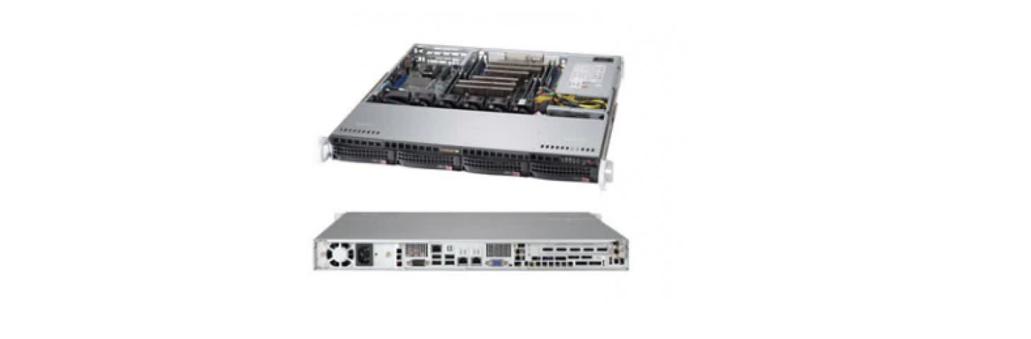 Chassis Supermicro CSE-813MFTQC-505CB (Rack 1U / 500W Platinum)