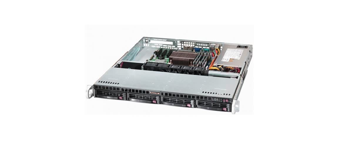 Chassis Supermicro CSE-813MTQ-600CB (Rack 1U / 600W Gold)