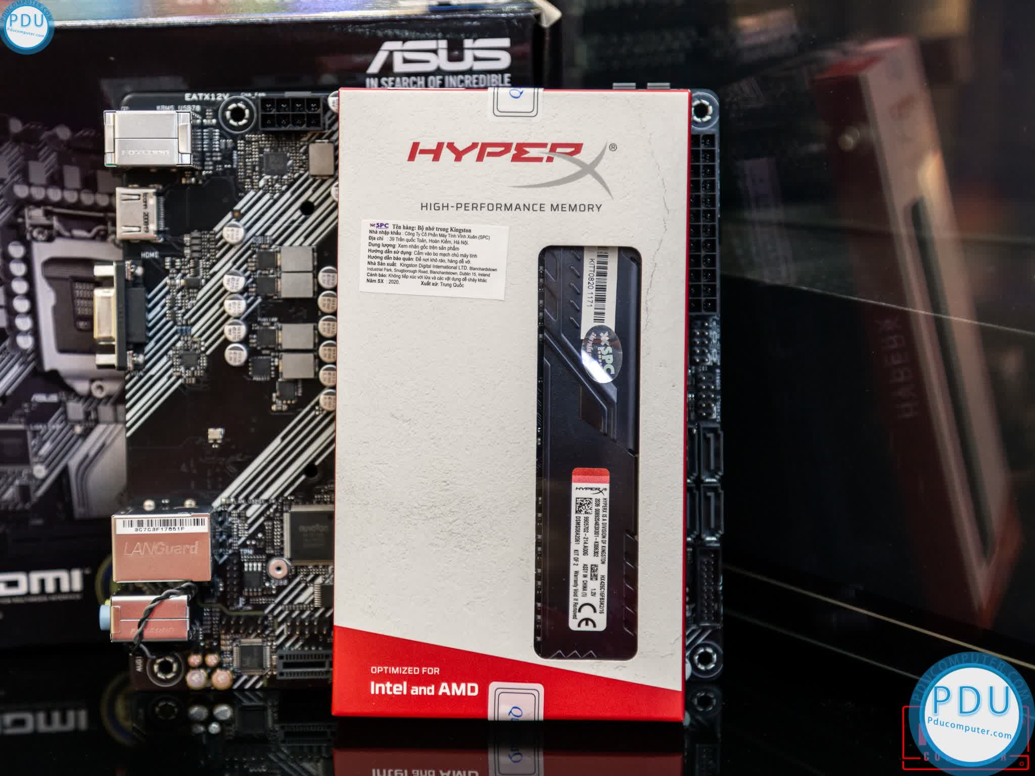 Kit RAM 4 Kingston HyperX Fury Black 16GB bus 2666MHz (2*8GB) - HX426C16FB3K2/16