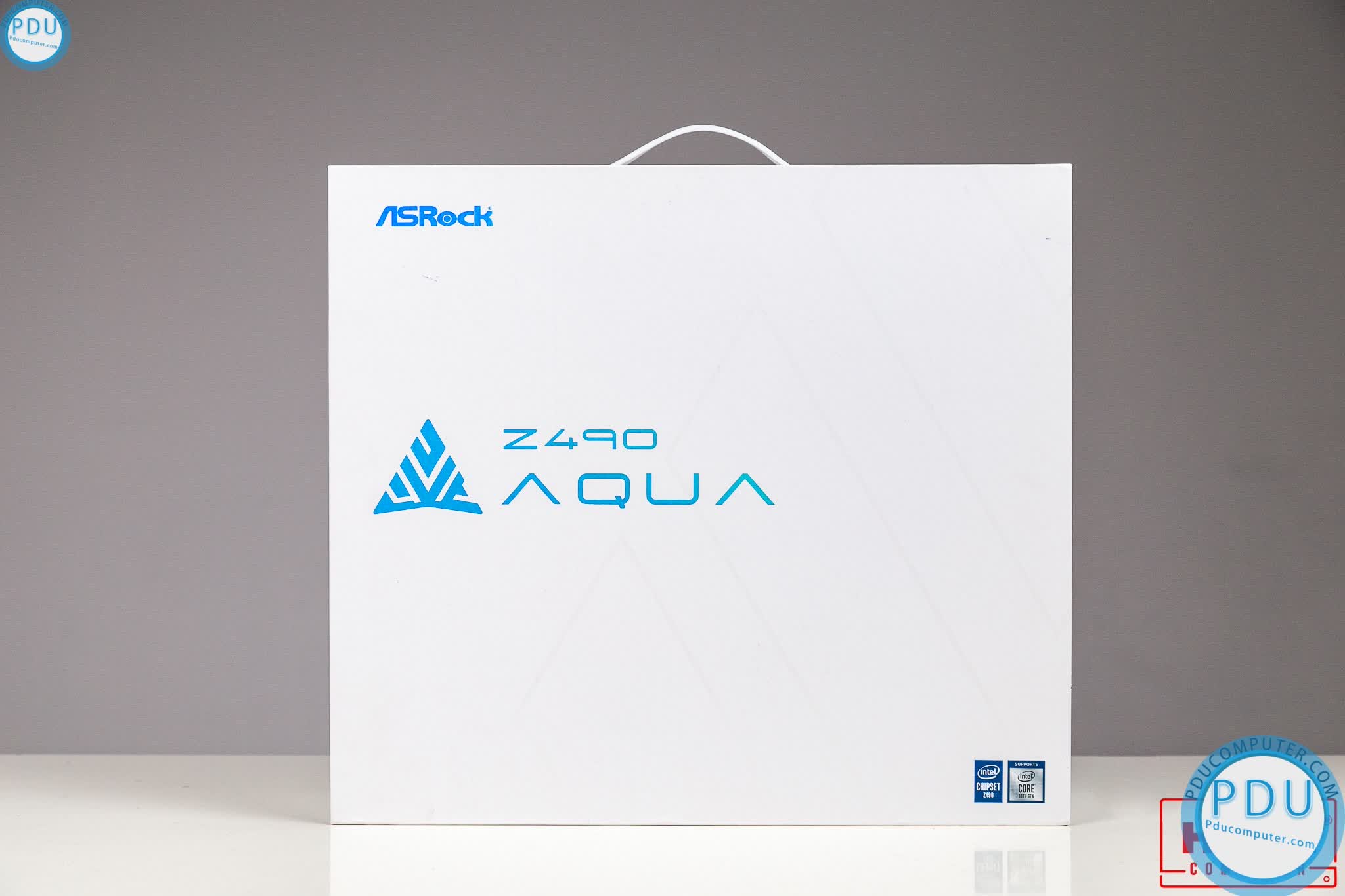 Mainboard ASROCK Z490 AQUA (Intel Z490, Socket 1200, E-ATX, 4 khe Ram DDR4)