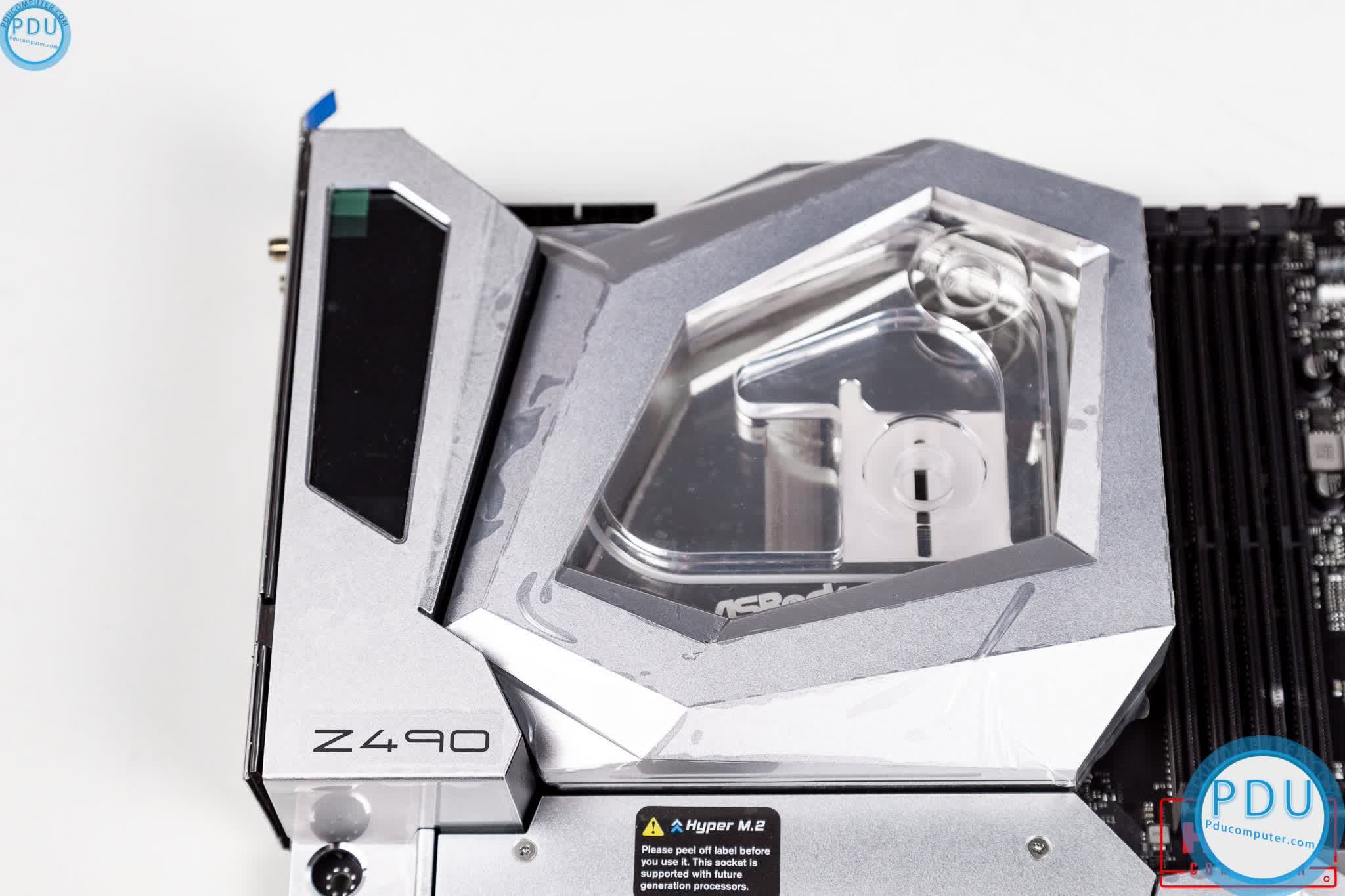 Mainboard ASROCK Z490 AQUA (Intel Z490, Socket 1200, E-ATX, 4 khe Ram DDR4)