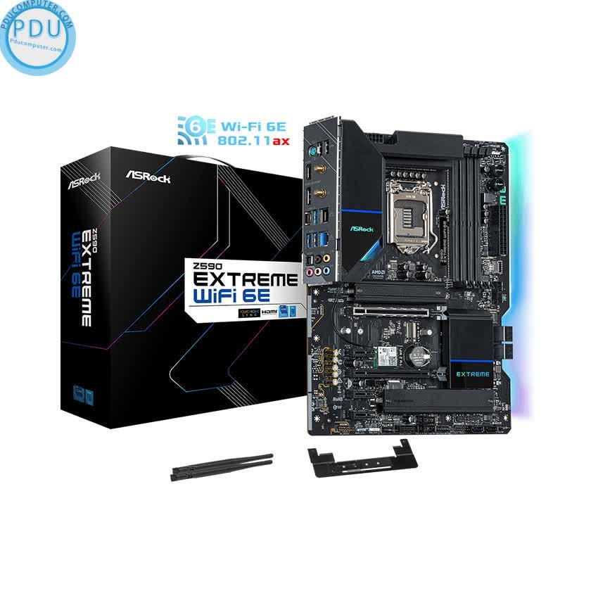 Mainboard ASROCK Z590 EXTREME WiFi 6E (Intel Z590, Socket 1200, ATX, 4 khe Ram DDR4)