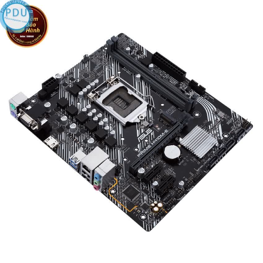 Mainboard ASUS PRIME H410M-E (Intel H410, Socket 1200, m-ATX, 2 khe Ram DDR4)