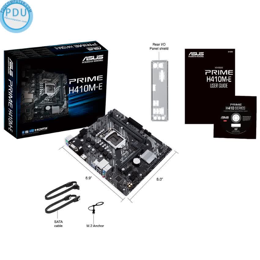 Mainboard ASUS PRIME H410M-E (Intel H410, Socket 1200, m-ATX, 2 khe Ram DDR4)