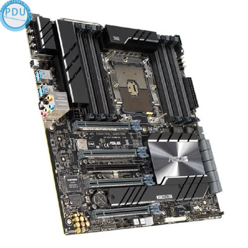Mainboard ASUS Pro WS C621-64L SAGE/10G (Intel C621, Socket 3647, CEB, 12 khe RAM DDR4)