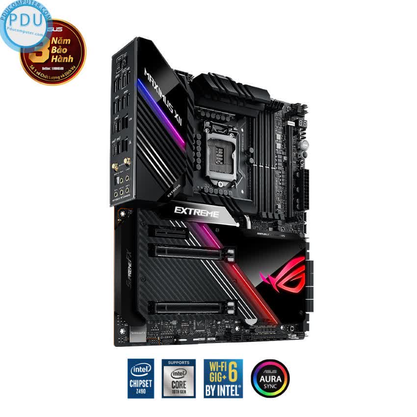 Mainboard ASUS ROG MAXIMUS XII EXTREME (Intel Z490, Socket 1200, E-ATX, 4 khe RAM DDR4)