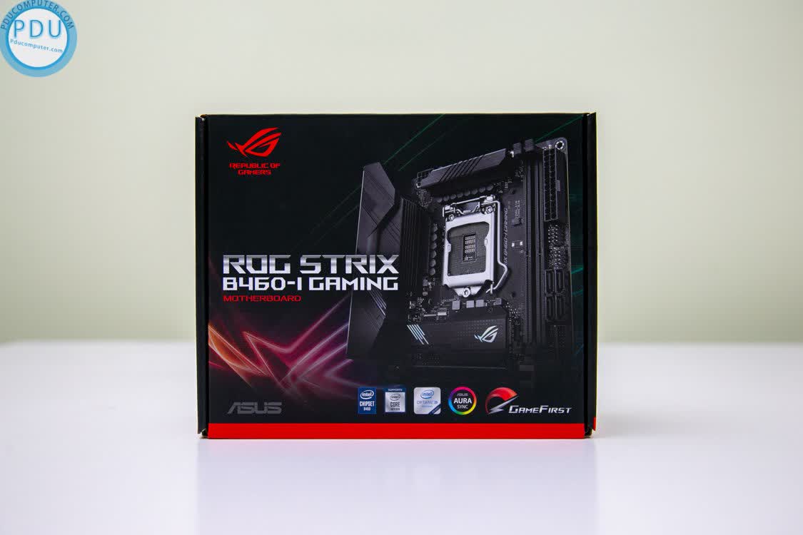 Mainboard ASUS ROG STRIX B460-I GAMING (Intel B460, Socket 1200, Mini-ITX, 2 khe Ram DDR4)