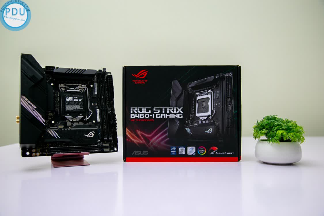 Mainboard ASUS ROG STRIX B460-I GAMING (Intel B460, Socket 1200, Mini-ITX, 2 khe Ram DDR4)