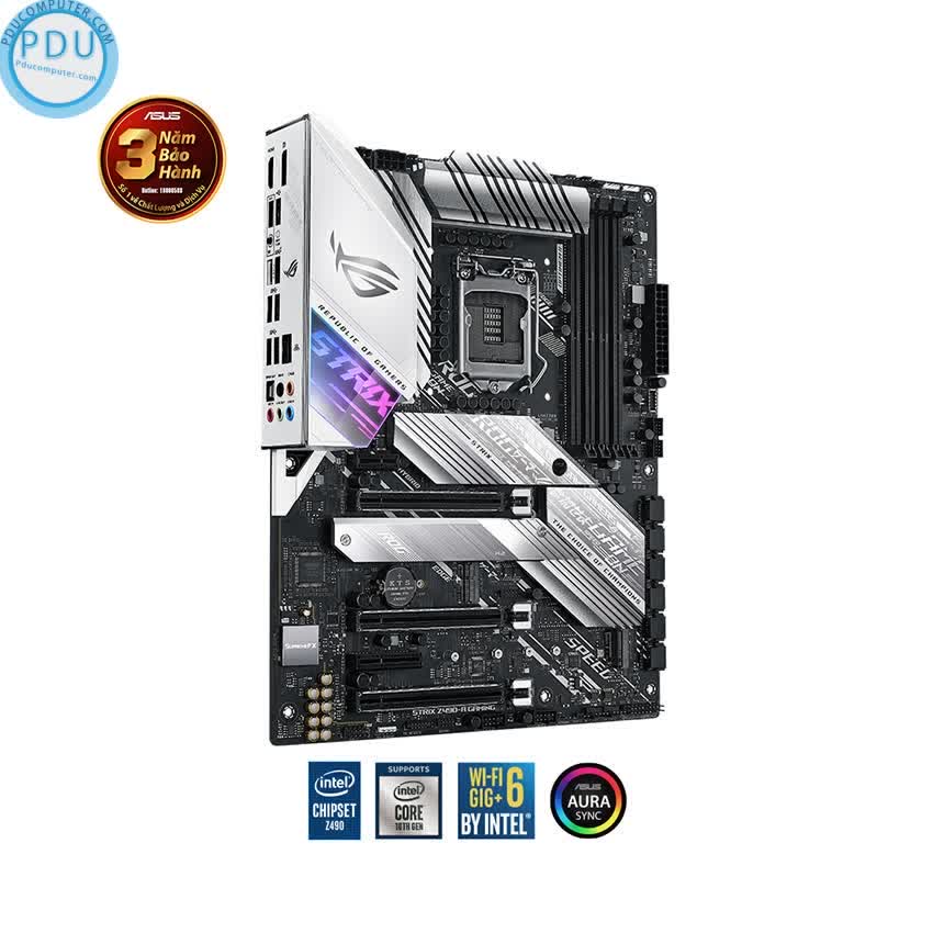 Mainboard ASUS ROG STRIX Z490-A GAMING (Intel Z490, Socket 1200, ATX, 4 khe RAM DDR4)