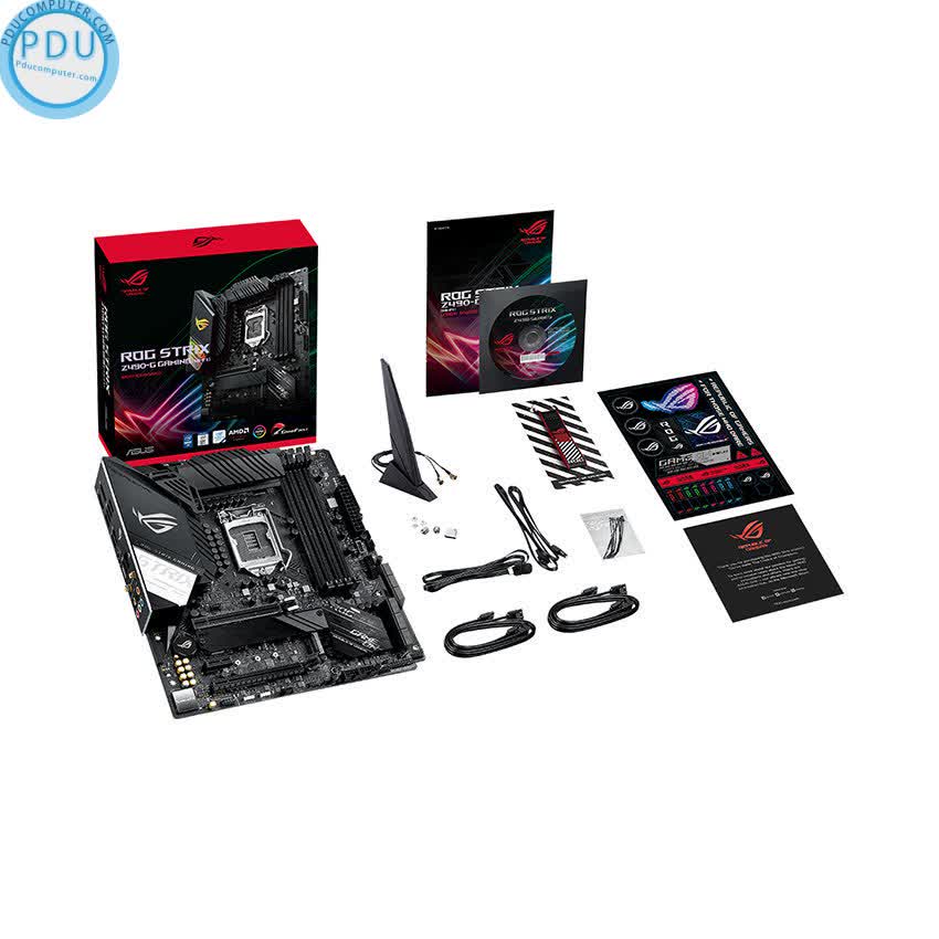 Mainboard ASUS ROG STRIX Z490-G (WI-FI) GAMING (Intel Z490, Socket 1200, m-ATX, 4 khe RAM DDR4)