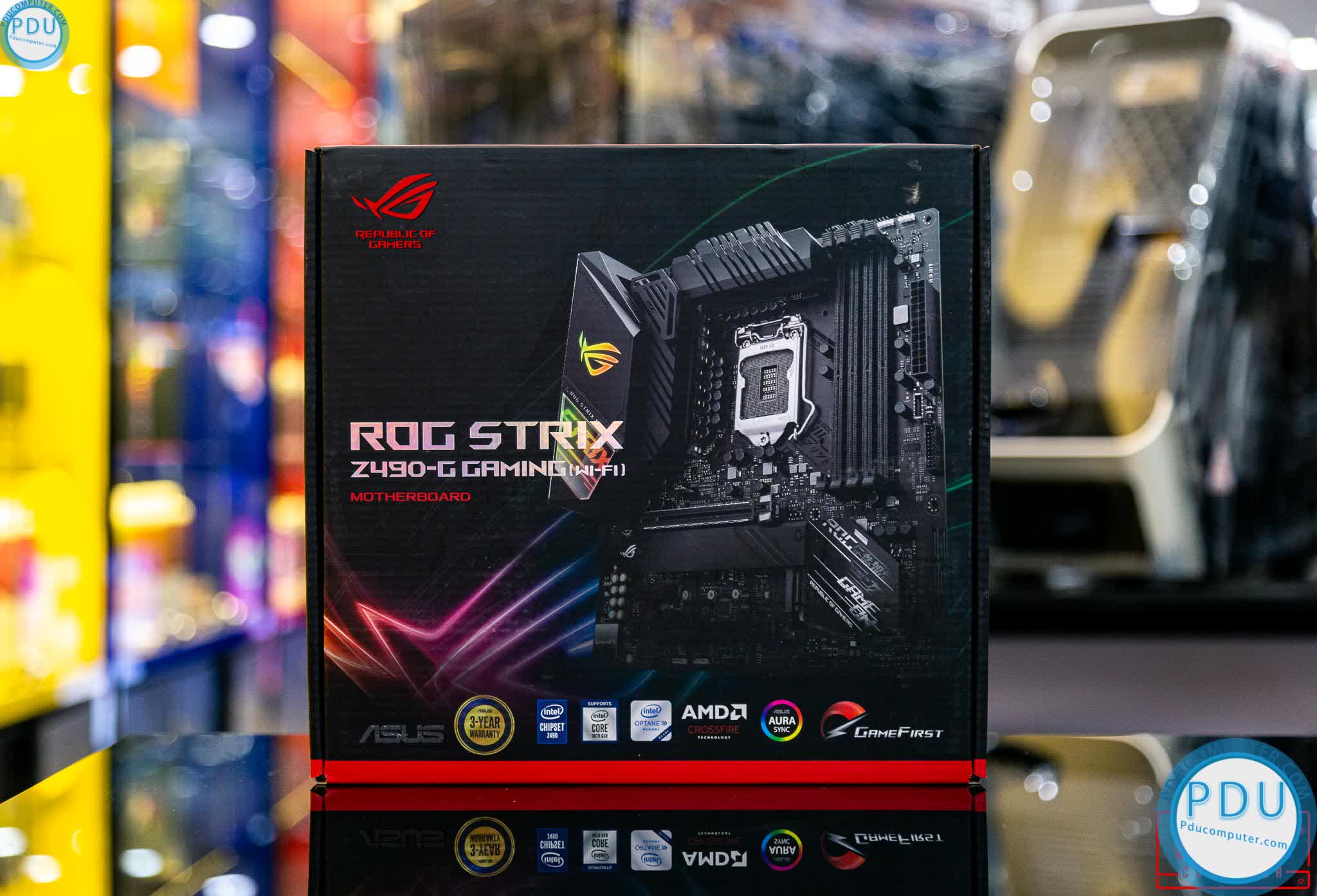 Mainboard ASUS ROG STRIX Z490-G (WI-FI) GAMING (Intel Z490, Socket 1200, m-ATX, 4 khe RAM DDR4)