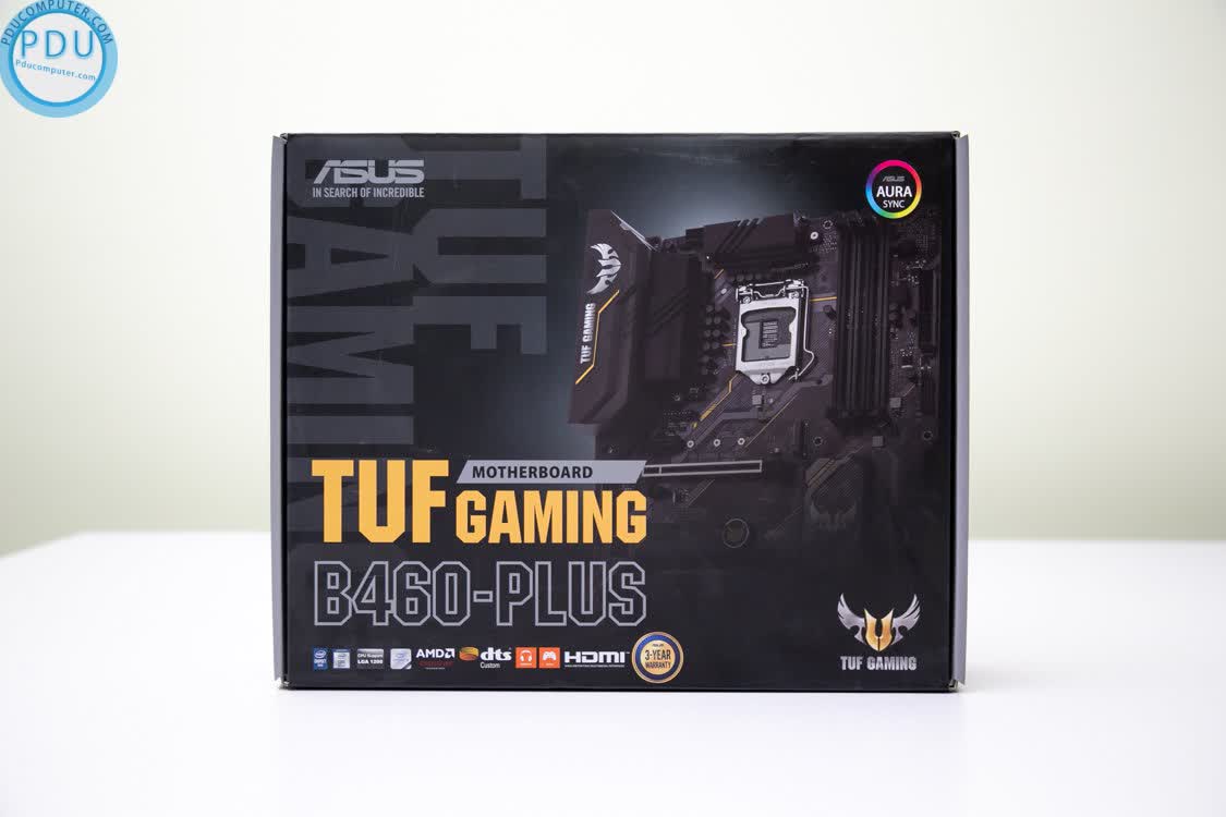 Mainboard ASUS TUF GAMING B460-PLUS (Intel B460, Socket 1200, ATX, 4 khe Ram DDR4)