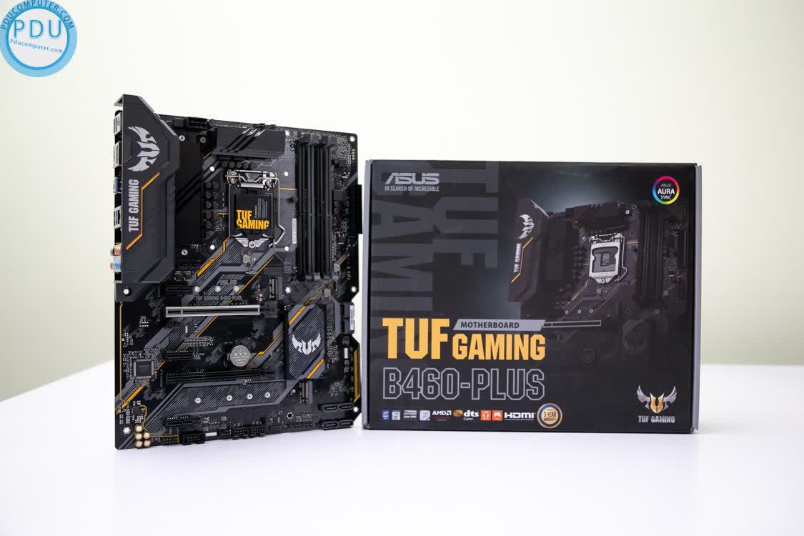Mainboard ASUS TUF GAMING B460-PLUS (Intel B460, Socket 1200, ATX, 4 khe Ram DDR4)