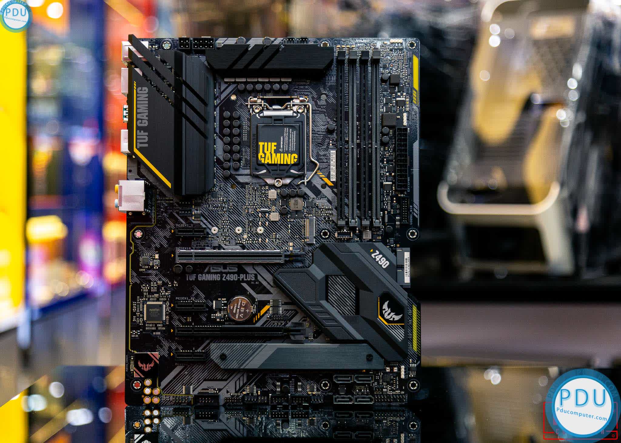 Mainboard ASUS TUF GAMING Z490-PLUS (Intel Z490, Socket 1200, ATX, 4 khe RAM DDR4)