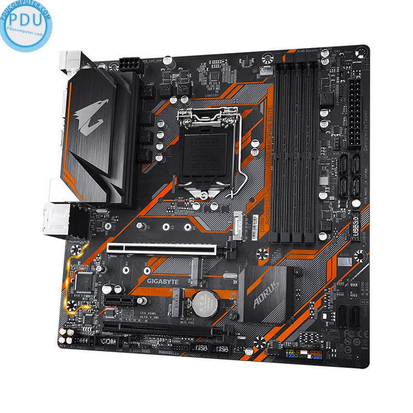 Mainboard GIGABYTE B365M AORUS ELITE (Intel B365, Socket 1151, m-ATX, 4 khe RAM DDR4)