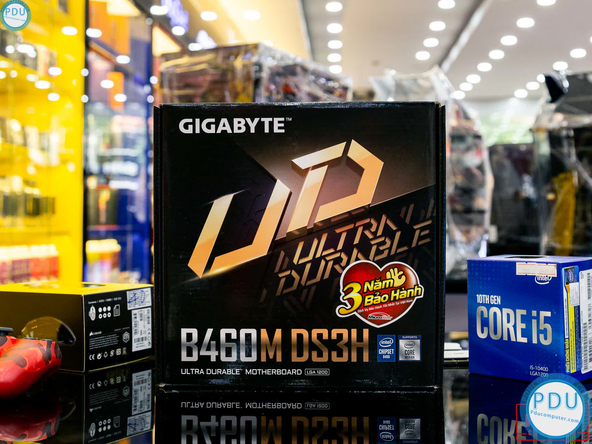 Mainboard Gigabyte B460M DS3H (Intel B460, Socket 1200, m-ATX, 4 khe RAM DDR4)