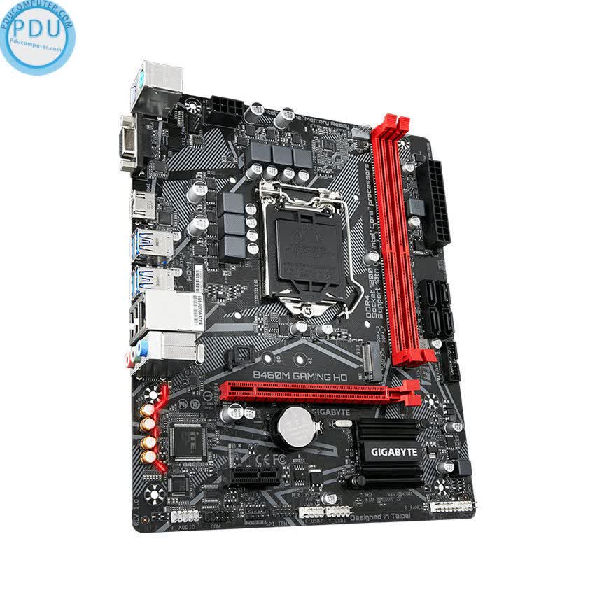 Mainboard Gigabyte B460M GAMING HD (Intel B460, Socket 1200, m-ATX, 2 khe RAM DDR4)