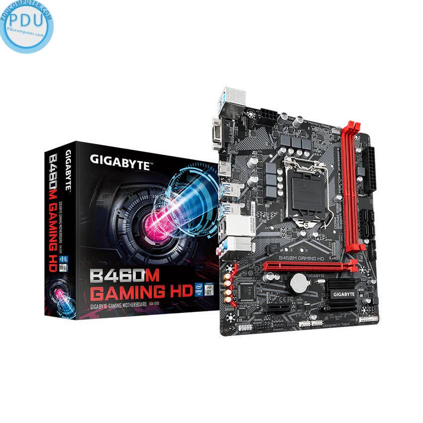 Mainboard Gigabyte B460M GAMING HD (Intel B460, Socket 1200, m-ATX, 2 khe RAM DDR4)