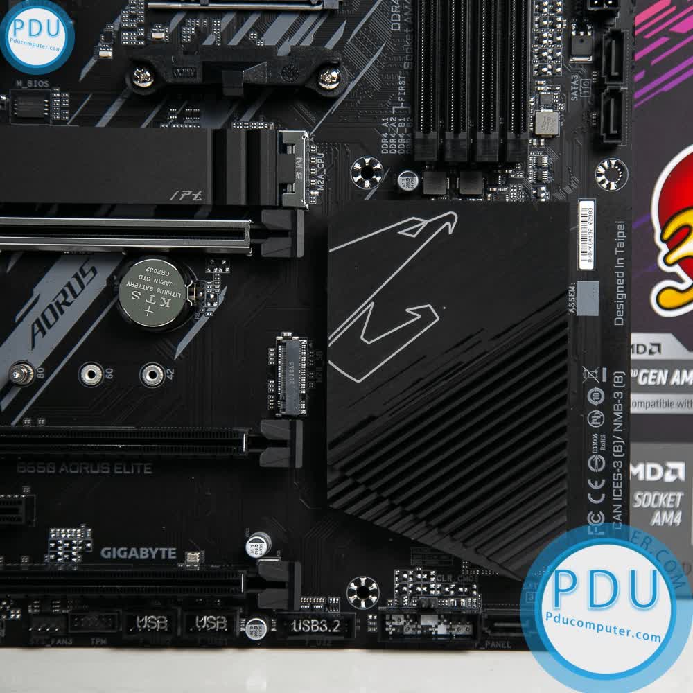 Mainboard Gigabyte B550 AORUS ELITE (AMD B550, Socket AM4, ATX, 4 khe RAM DDR4)