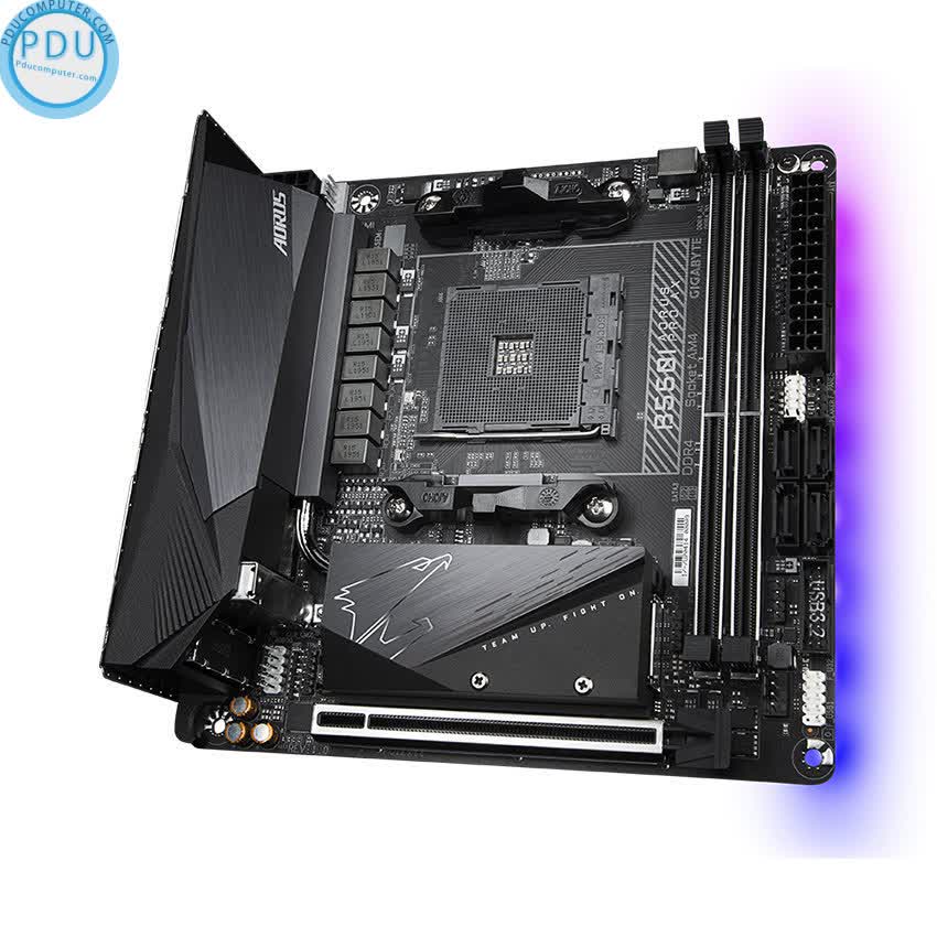 Mainboard Gigabyte B550 AORUS PRO AX (AMD B550, Socket AM4, Mini-ATX, 2 khe RAM DDR4)