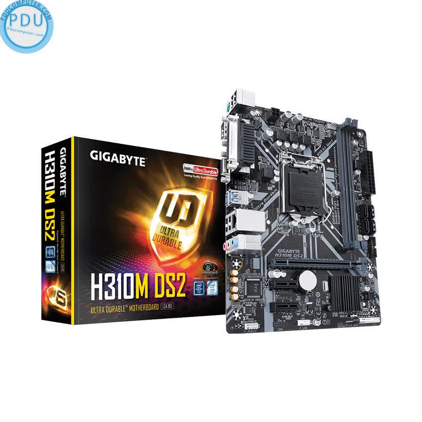 Mainboard GIGABYTE H310M-DS2 (Intel H310, Socket 1151, m-ATX, 2 khe RAM DDR4)