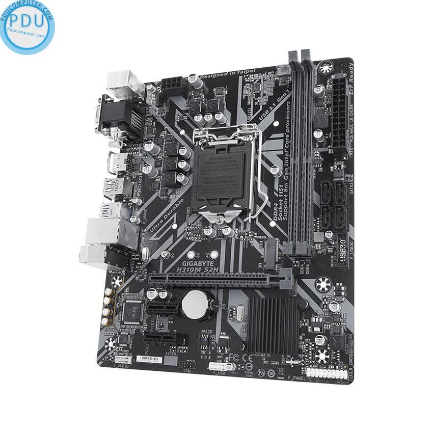 Mainboard GIGABYTE H310M-S2H (Intel H310, Socket 1151, m-ATX, 2 khe RAM DDR4)
